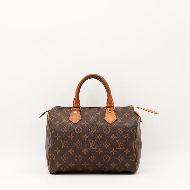 Vue de face Louis Vuitton Speedy 25 Toile Monogramme occasion authentique — AMANA Vintage