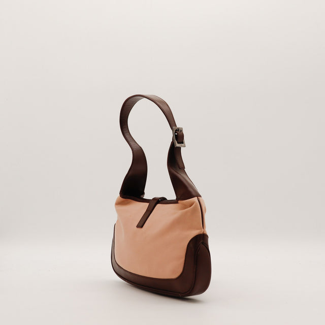 Sac Gucci Jackie vue de profil bandoulière cuir occasion authentique — AMANA Vintage