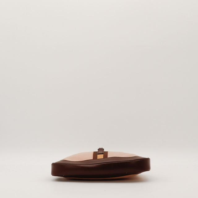 Sac Gucci Jackie vue de dessous cuir marron occasion authentique — AMANA Vintage