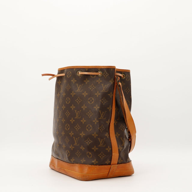 Louis Vuitton Noé Monogram trois quarts bandoulière cuir vachette — AMANA Vintage