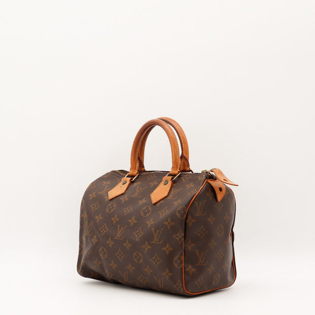 Vue de dos Louis Vuitton Speedy 25 Toile Monogramme occasion authentique — AMANA Vintage