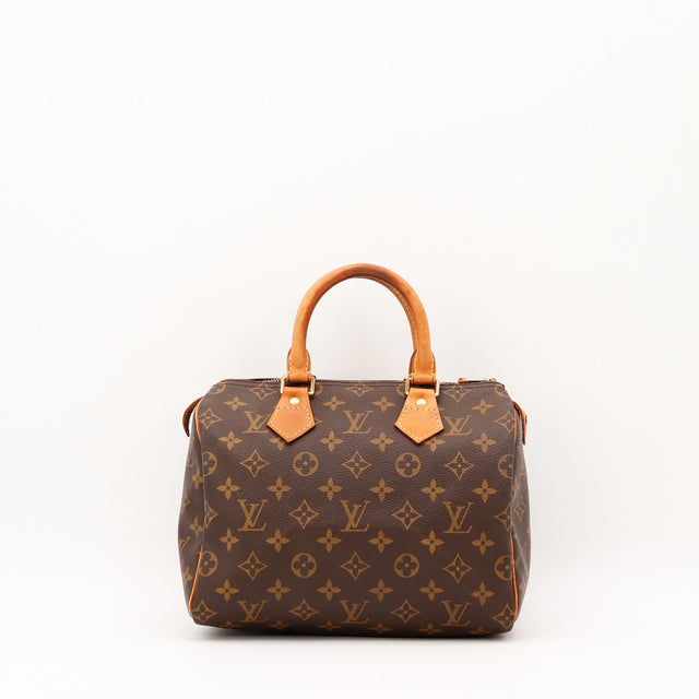 Vue de face Louis Vuitton Speedy 25 Toile Monogramme occasion authentique — AMANA Vintage