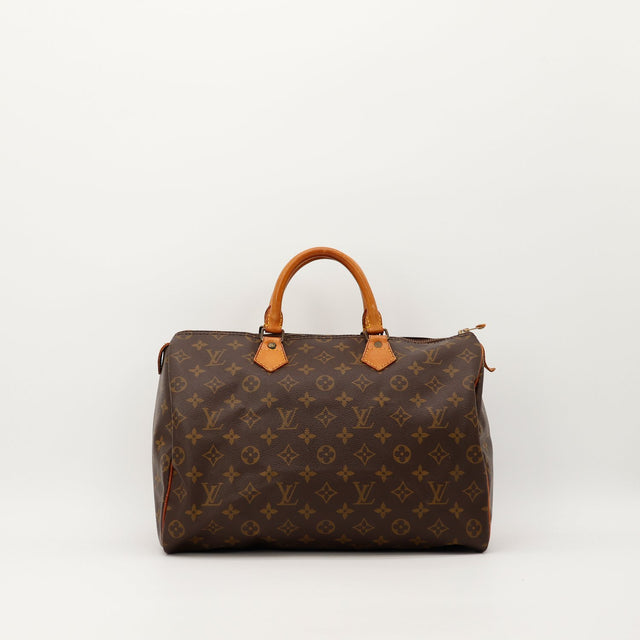 Sac Louis Vuitton Speedy 30 toile Monogram vue de face occasion authentique — AMANA Vintage