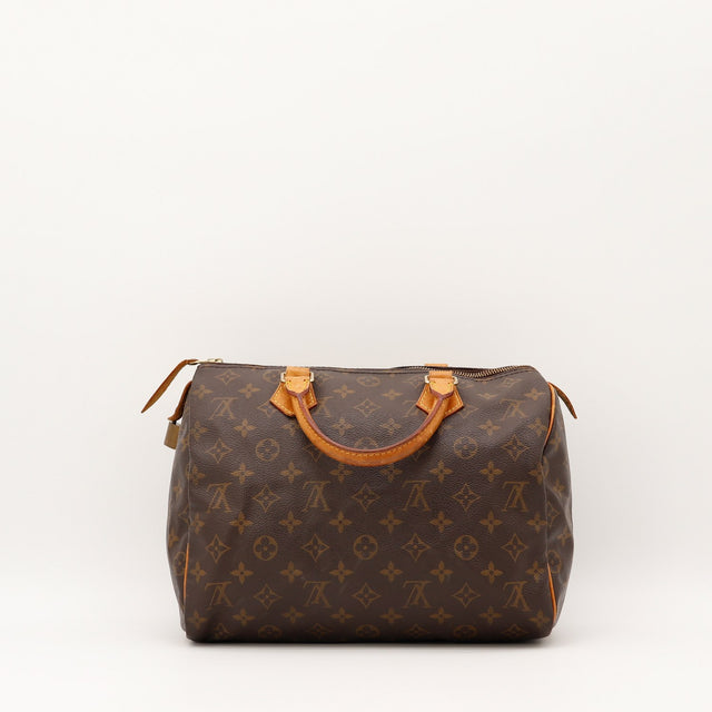 Vue intérieure Louis Vuitton Speedy 30 Toile Monogramme occasion authentique — AMANA Vintage
