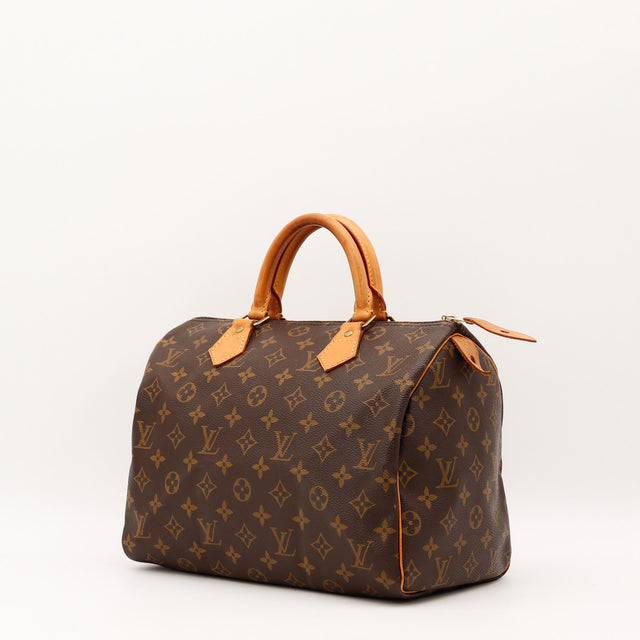 Vue de dos Louis Vuitton Speedy 30 Toile Monogramme occasion authentique — AMANA Vintage