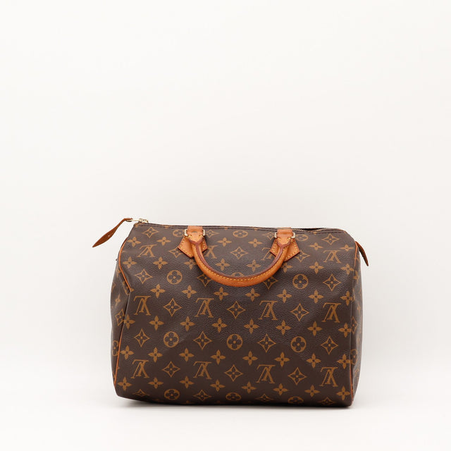 Vue de dos Louis Vuitton Speedy 30 Toile Monogramme occasion authentique — AMANA Vintage