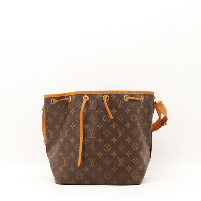 Vue de face Louis Vuitton Petit Noé Toile Monogramme occasion authentique — AMANA Vintage