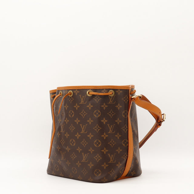 Vue de dos Louis Vuitton Petit Noé Toile Monogramme occasion authentique — AMANA Vintage