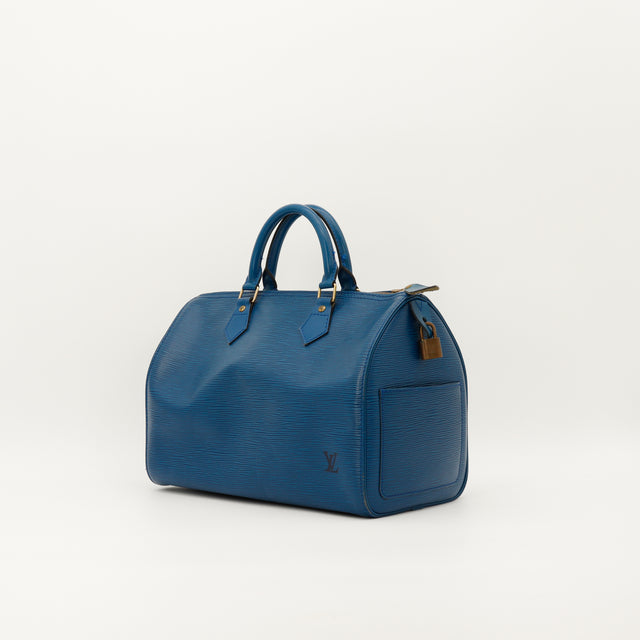 Le Speedy 30 Épi Bleu Louis Vuitton