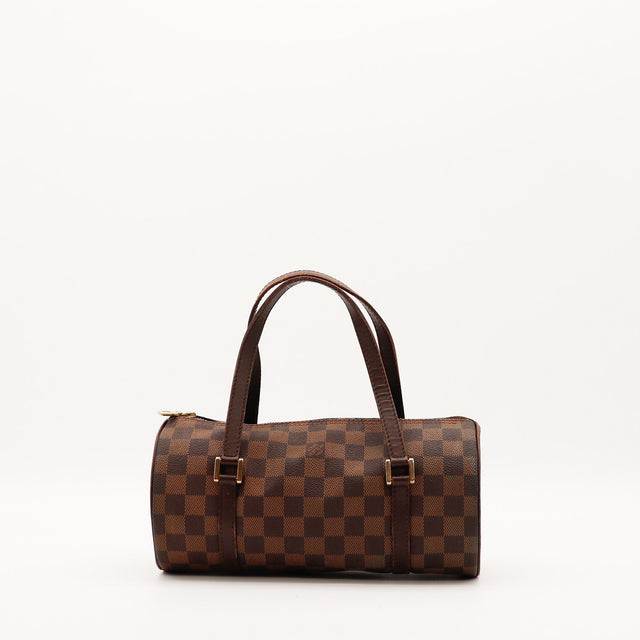Sac Louis Vuitton Papillon 30 toile Damier Ébène vue de face occasion authentique — AMANA Vintage