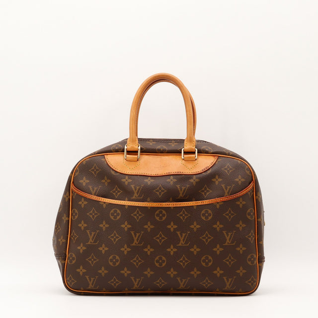 Sac Louis Vuitton Deauville Toile Monogramme vue de face occasion authentique — AMANA Vintage