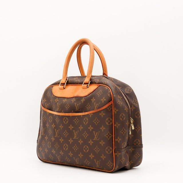 Vue de dos Louis Vuitton Deauville Toile Monogramme occasion authentique — AMANA Vintage