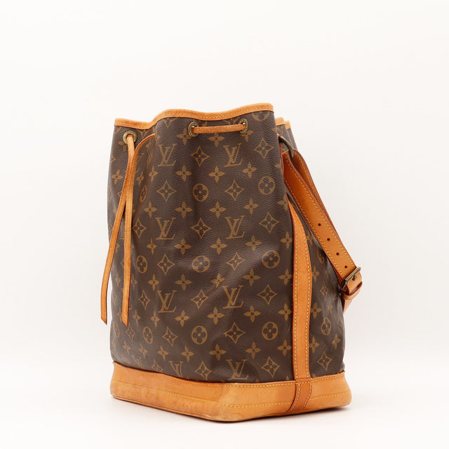 Sac seau Louis Vuitton Noé Toile Monogramme vue de dos occasion authentique — AMANA Vintage