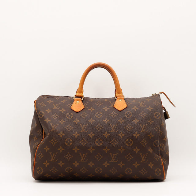 Sac Louis Vuitton Speedy 35 Toile Monogramme vue de face occasion authentique — AMANA Vintage