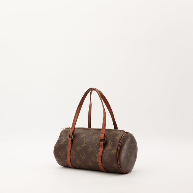 Louis Vuitton Papillon 26 trois quarts toile Monogram cuir vachette — AMANA Vintage