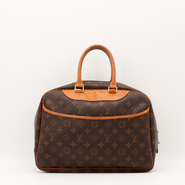 Sac Louis Vuitton Deauville Toile Monogramme vue de face occasion authentique — AMANA Vintage