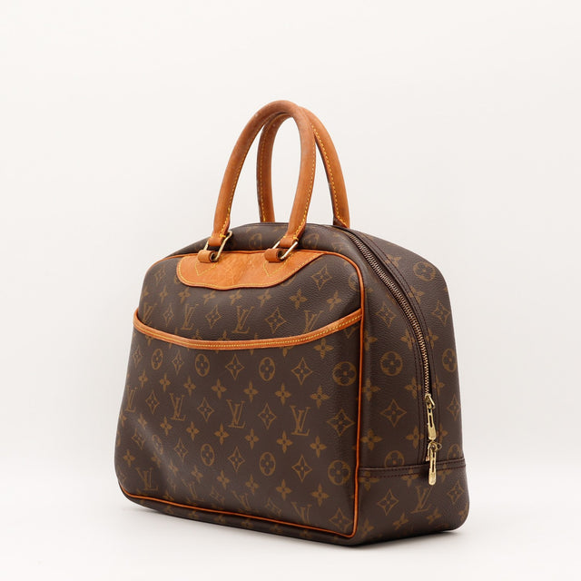Vue de dos Louis Vuitton Deauville Toile Monogramme occasion authentique — AMANA Vintage