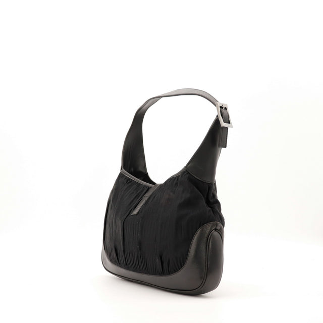 Vue latérale Gucci New Jackie noir profil épaisseur — AMANA Vintage