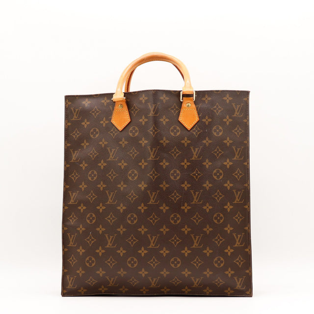 Sac Louis Vuitton Sac Plat Toile Monogramme vue de face occasion authentique — AMANA Vintage