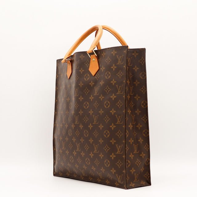 Sac Louis Vuitton Sac Plat Toile Monogramme vue de dos occasion authentique — AMANA Vintage