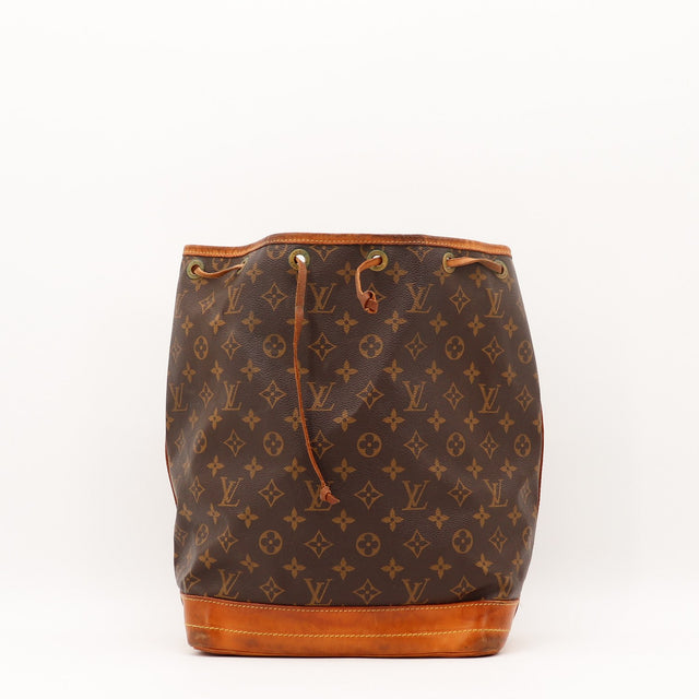 Sac seau Louis Vuitton Noé Toile Monogramme vue de face occasion authentique — AMANA Vintage