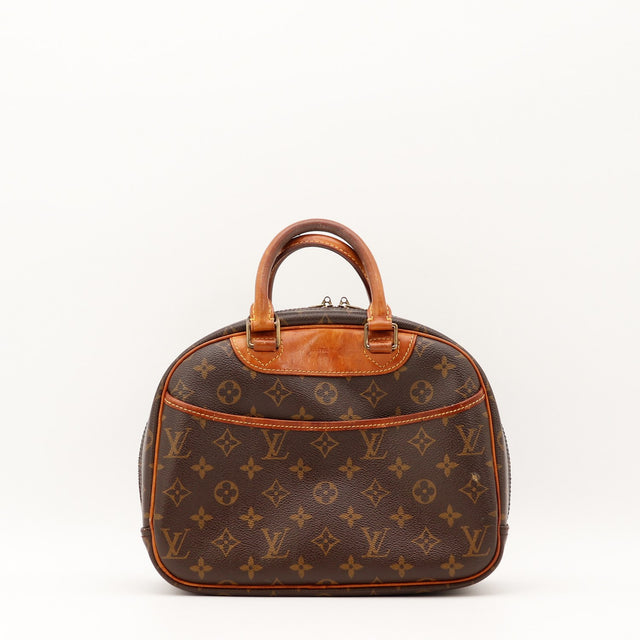 Sac Louis Vuitton Trouville Toile Monogramme vue de face occasion authentique — AMANA Vintage