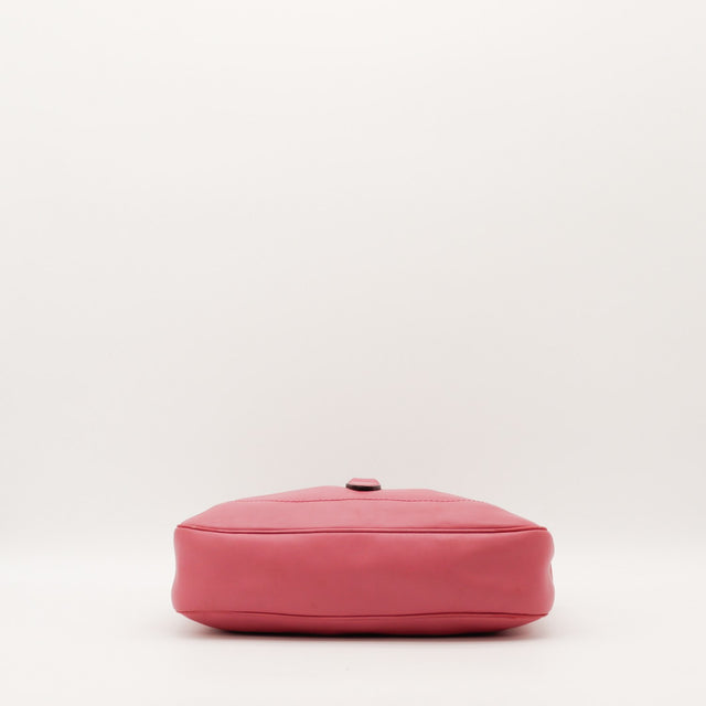 Fond du sac Gucci New Jackie cuir framboise occasion authentique — AMANA Vintage