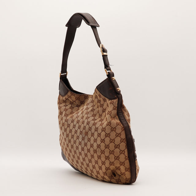 Sac Gucci Hobo Horsebit profil bandoulière cuir occasion authentique — AMANA Vintage