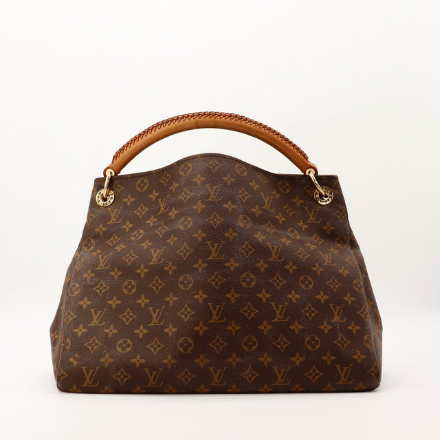 Sac Louis Vuitton Artsy MM toile Monogram vue de face occasion authentique — AMANA Vintage