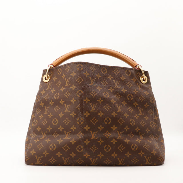 vista frontal Louis Vuitton Artsy MM lona Monogram estado de segunda mano — AMANA Vintage