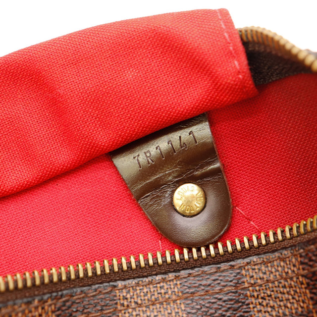 datum code TR1141 Louis Vuitton Speedy 30 Damier Ébène authentiek pre-owned — AMANA Vintage