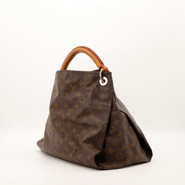 Louis Vuitton Artsy MM vue de trois quarts gauche toile Monogram — AMANA Vintage