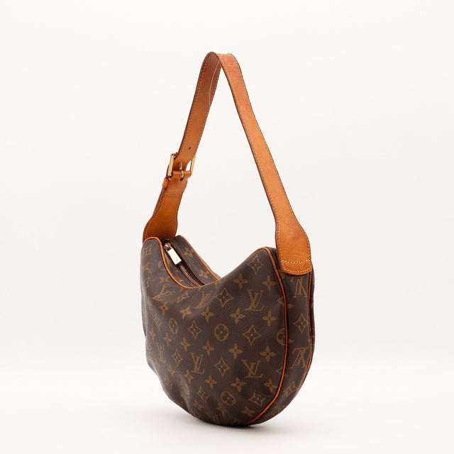 Sac Louis Vuitton Croissant MM Toile Monogramme vue de dos occasion authentique — AMANA Vintage