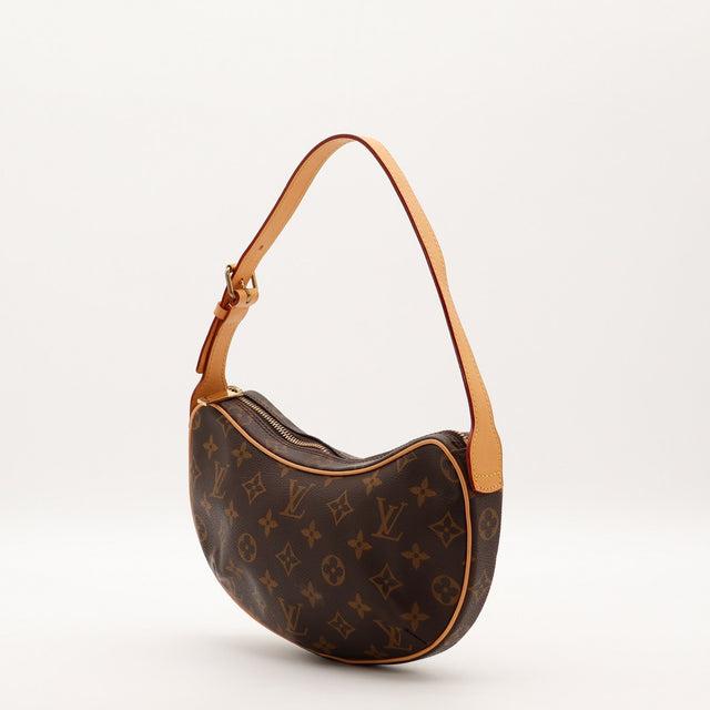 Vue de l'intérieur Louis Vuitton Croissant PM Toile Monogramme occasion authentique — AMANA Vintage