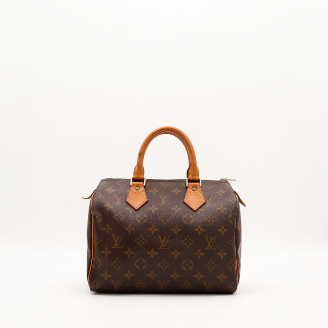 Sac Louis Vuitton Speedy 25 toile Monogram vue de face occasion authentique — AMANA Vintage