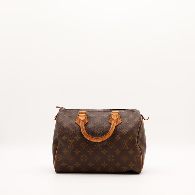achteraanzicht Louis Vuitton Speedy 25 Monogram toile schoon — AMANA Vintage