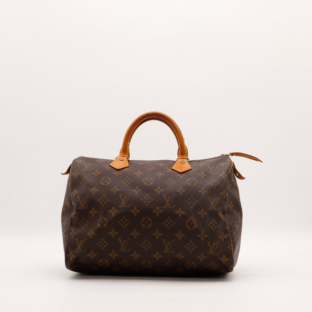 Sac Louis Vuitton Speedy 30 Toile Monogram vue de face occasion authentique — AMANA Vintage