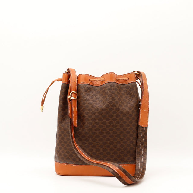 Sac Céline Seau Macadam bandoulière réglable vue de côté occasion authentique — AMANA Vintage