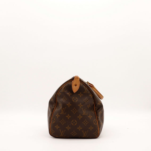 linkerprofiel Louis Vuitton Speedy 30 Monogram-canvas — AMANA Vintage