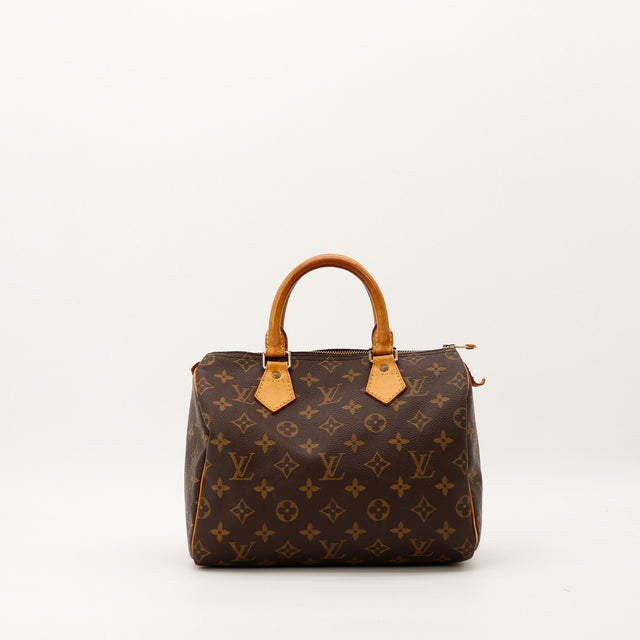 Sac Louis Vuitton Speedy 25 toile Monogram vue de face occasion authentique — AMANA Vintage