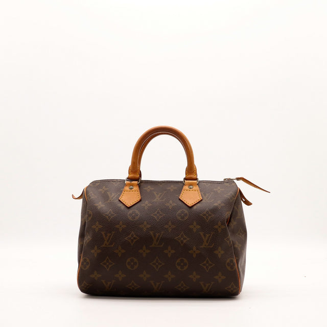 Sac Louis Vuitton Speedy 25 toile Monogramme vue de face occasion authentique — AMANA Vintage