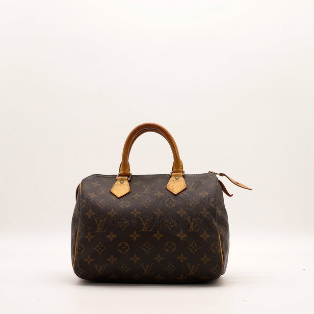 Sac Louis Vuitton Speedy 25 toile Monogramme vue de face occasion authentique — AMANA Vintage