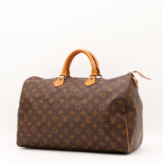 Vue de dos Louis Vuitton Speedy 35 Toile Monogramme occasion authentique — AMANA Vintage