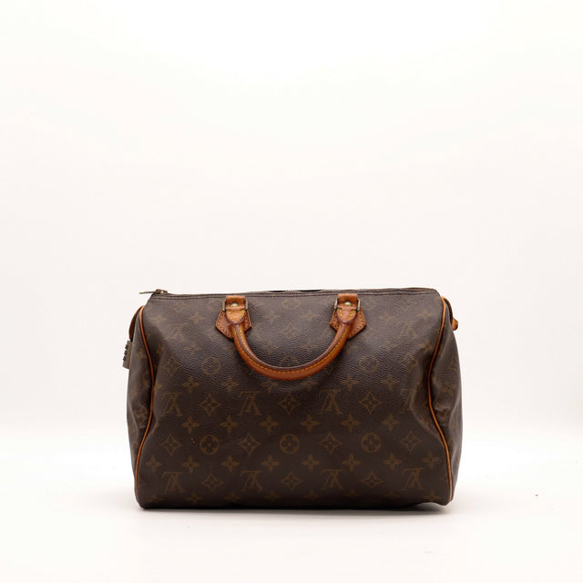 Louis Vuitton Speedy 30 achteraanzicht Monogram-canvas — AMANA Vintage