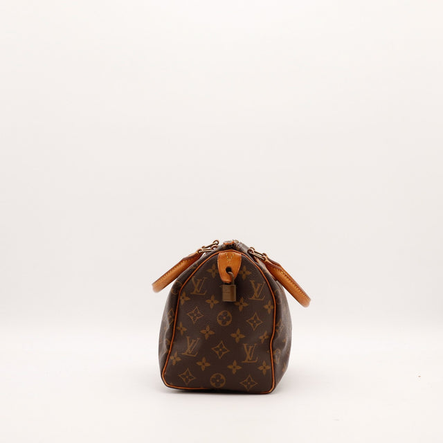 linkerzijaanzicht Louis Vuitton Speedy 30 Monogram-canvas — AMANA Vintage