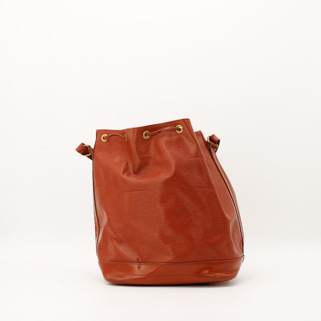 Sac Louis Vuitton Noe cuir Epi Marron vue de face occasion authentique — AMANA Vintage