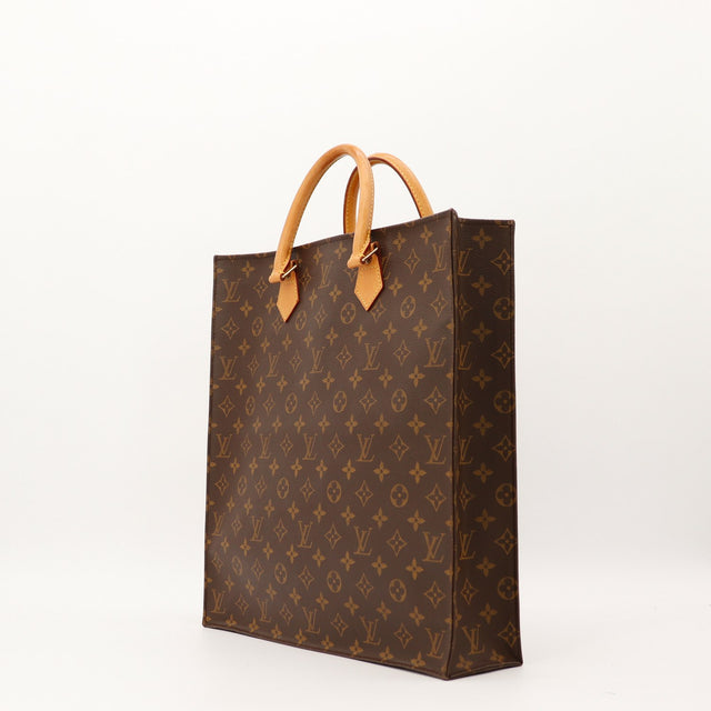 Sac Plat Louis Vuitton toile Monogram vue de trois quarts occasion — AMANA Vintage