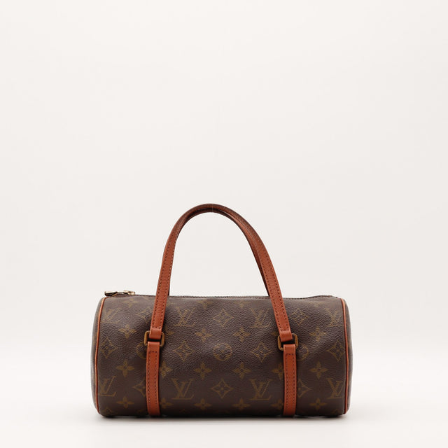 Vue de face Louis Vuitton Papillon 26 Toile Monogramme occasion authentique — AMANA Vintage