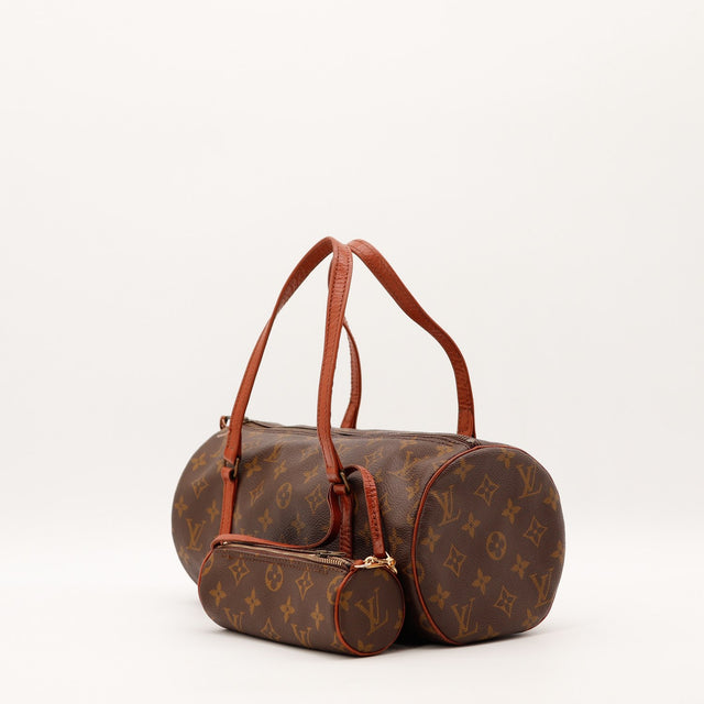 Vue de dos Louis Vuitton Papillon 30 Toile Monogramme occasion authentique — AMANA Vintage