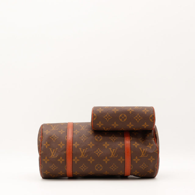 Détail des anses Louis Vuitton Papillon 30 Toile Monogramme occasion authentique — AMANA Vintage